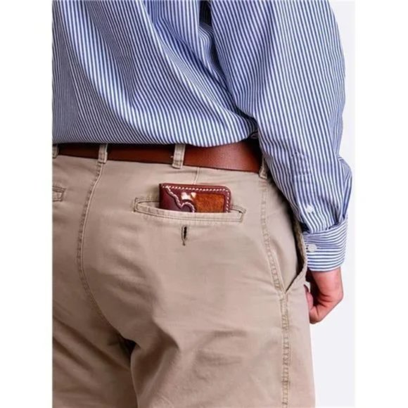 New Leather Western Billfold Wallet for Men Hunter Brown - Picture 5 of 7